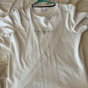hollister white tee